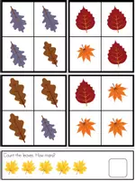 Vorschau - Arbeitsblätter - Fall Activity Pack | Math, Literacy, and Fine Motor Centers - Seite 3