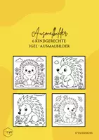 Vorschau - Mal- und Bastelvorlagen - Herbstliche Igel Ausmalbilder - kostenlos - Deckblatt