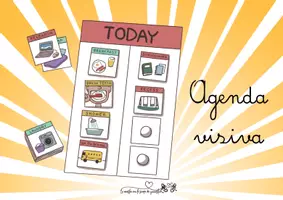 anteprima - Materiale di supporto/inclusione - AGENDA VISIVA ROUTINE QUOTIDIANA - Pagina di copertina