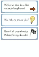 Vorschau - Arbeitsblätter - Philosophieren mit Kindern - Moderationsfächer - Seite 3