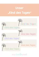 Vorschau - Anderer Materialtyp - Unser Kind des Tages - Deckblatt