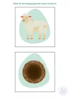 Vorschau - Fördermaterial/Inklusion - Bilder für den Bewegungswürfel Ostern - Seite 3
