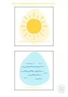 Vorschau - Fördermaterial/Inklusion - Bilder für den Bewegungswürfel Sommer - Deckblatt