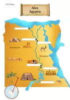 Vorschau - Arbeitsblätter - Ägypten - eine Reise wert? (Einstiegsstunde) - Deckblatt