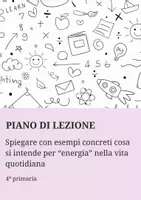 anteprima - Piani di lezione - PL l'energia nella vita quotidiana - Pagina di copertina