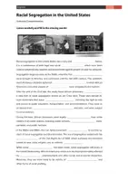 Vorschau - Arbeitsblätter - Listening Comprehension: Racial Segregation in the US (Hörverstehen) - Seite 1