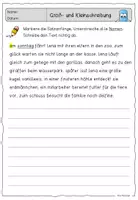 Vorschau - Arbeitsblätter - Groß- und Kleinschreibung / Arbeitsblätter - Seite 1