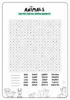 Vorschau - Arbeitsblätter - English Word Search / Suchsel - Wachsendes Paket - Seite 3
