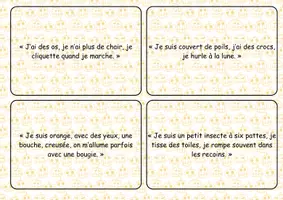 Aperçu - Apprentissages en autonomie - Atelier lecture Halloween cycle 2 - Page 2