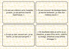 Aperçu - Apprentissages en autonomie - Atelier lecture Halloween cycle 2 - Page 3