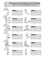 Vorschau - Arbeitsblätter - English Verbs: Simple Present and Will-Future - Englische Verben im Präsens und im Futur (differenziert) - Seite 3