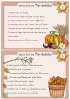 Vorschau - Aufgabenkarten - herbstliches Wendediktat - klasse 2/3 - differenziert - Seite 3