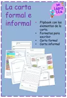 Vista previa - Hojas de trabajo - ANALIZANDO LA CARTA FORMAL E INFORMAL - Portada