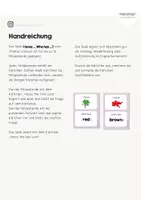 Vorschau - Spiele - Colours: I have Who has (Lesespiel) - Seite 1