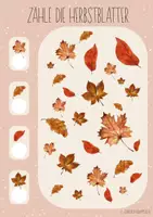 Vorschau - Arbeitsblätter - Zählbilder Herbst für den Kindergarten/1.Klasse - Seite 1