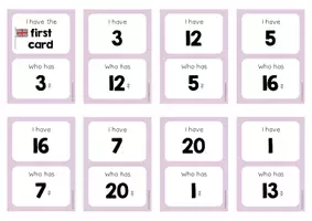 Vorschau - Spiele - Numbers: I have Who has (Lesespiel) - Seite 3