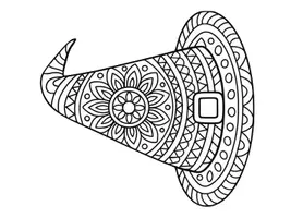 Vorschau - Arbeitsblätter - MANDALA "HEXENHUT" zum Ausmalen in 3 verschiedenen Größen und Designs - Halloween, Zauberer, Hexe, Walpurgisnacht - Seite 3