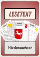 Vorschau - Arbeitsblätter - Materialpaket Basic - Niedersachsen | Lesetext - Lückentext - Suchsel (inkl. Lösungen) - Seite 1