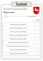 Vorschau - Arbeitsblätter - Materialpaket Basic - Niedersachsen | Lesetext - Lückentext - Suchsel (inkl. Lösungen) - Seite 3