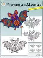 Vorschau - Arbeitsblätter - FLEDERMAUS-MANDALA zum Ausmalen - in 3 verschiedenen Größen (Halloween) - Deckblatt