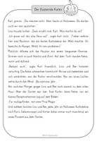 Vorschau - Arbeitsblätter - Halloween Lesetext: Der flüsternde Kürbis - mit Aufgaben - Seite 2