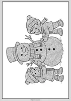 Vorschau - Unterrichtsreihen - Ausmalbilder WEIHNACHTEN #4 (7 Vorlagen) - Seite 3