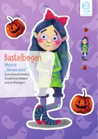 Vorschau - Mal- und Bastelvorlagen - Bastelbogen: Mobile "Vampiranja - Deckblatt