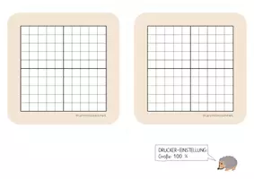 Vorschau - Fördermaterial/Inklusion - Hunderterfeld / Hundertertafel für Legematerial (Dienes-Material) - ZR 100 - Seite 3