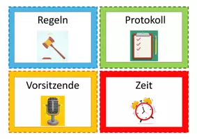 Vorschau - Aufgabenkarten - Rollenkarten für den Klassenrat - Seite 3
