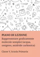 anteprima - Piani di lezione - Rappresentare graficamente molecole semplici (acqua, ossigeno, anidride carbonica). - Pagina di copertina
