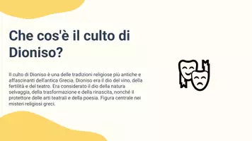 anteprima - Presentazioni / Lavagne - Riconoscere l’origine religiosa e il legame con il culto di Dioniso - Pagina 2