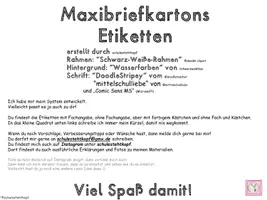 Vorschau - Bildkarten - Maxibriefkarton - Etiketten - Arbeitszimmer - Seite 1