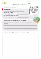 Vorschau - Arbeitsblätter - Bericht über die Sommerferien - Deckblatt
