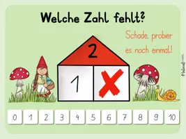 Vorschau - Stationenlernen - Zahlzerlegung - Zahlenhaus - Zahl 2 - interaktive PDF / Quiz - Seite 3