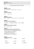 Vorschau - Test - Potenzen und Wurzel - Deckblatt