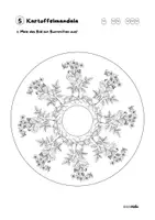 Vorschau - Arbeitsblätter - Station 05: "Kartoffelbilder & Mandalas" - Seite 2