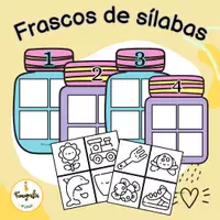 Vista previa - Tarjetas / Manipulativos - Frascos de sílabas - Portada