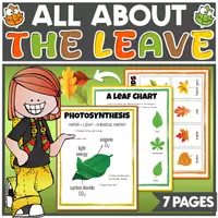 Vorschau - Arbeitsblätter - All About the Leaf: A Comprehensive Pack - Deckblatt