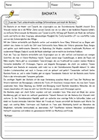 Vorschau - Arbeitsblätter - Bachata Musik Lesetext mit Richtig Falsch Multiple Choice und Offenen Fragen - Seite 1