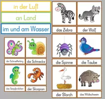 Vorschau - Stundenentwürfe - Lebensraum Tiere - einfach - Seite 1