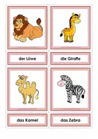 Vorschau - Stundenentwürfe - Lesedose - Zootiere - Seite 1