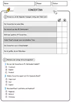 Vorschau - Arbeitsblätter - Concertina Musik Lesetext mit Richtig Falsch Multiple Choice und Offenen Fragen - Seite 2