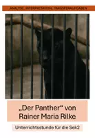 Vorschau - Stundenentwürfe - Unterrichtstsunde: Der Panther von Rilke - Deckblatt
