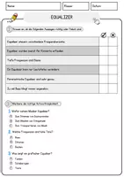 Vorschau - Arbeitsblätter - Equalizer Musik Lesetext mit Richtig Falsch Multiple Choice und Offenen Fragen - Seite 2
