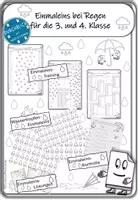 Vorschau - Unterrichtsreihen - Einmaleins bei Regen in Klasse 3 und 4, inkl. Lösungen - Deckblatt