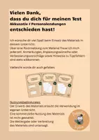 Vorschau - Arbeitsblätter - Latein Test Selbsttest Akkusativ Personalendungen - Seite 1