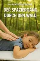 Vorschau - Präsentationen/Tafelbilder - Massagegeschichte: Der Spaziergang durch den Wald - Deckblatt