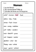 Vorschau - Unterrichtsreihen - Nomen entdecken - Arbeitsblätter für die 1./2. Klasse - Seite 3