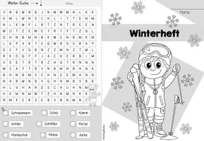 Vorschau - Arbeitsblätter - Winter | Freiarbeit Klasse 2-4 - Seite 1