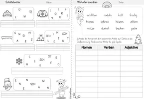 Vorschau - Arbeitsblätter - Winter | Freiarbeit Klasse 2-4 - Seite 2